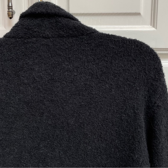 Bench Asymmetric Cardigan Black Boucle Long Line Size XS - Picture 7 of 13